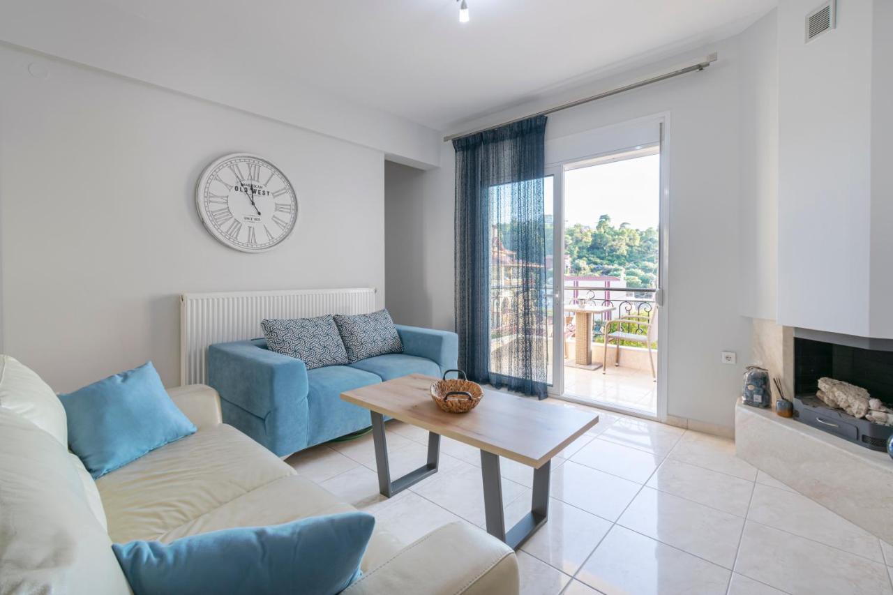 Crystal House Apartment Neos Marmaras Bagian luar foto
