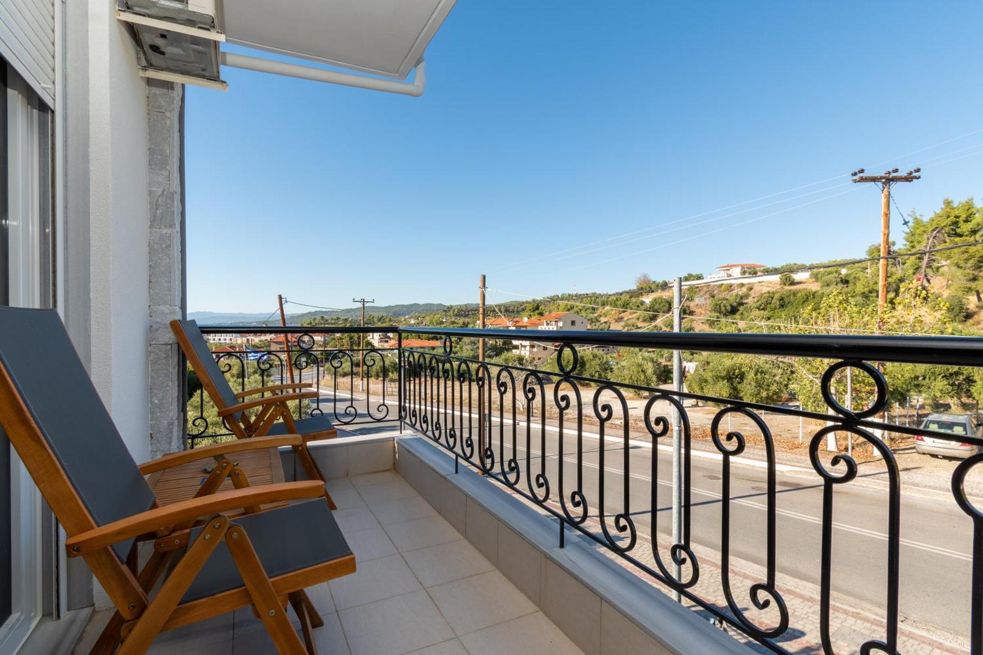 Crystal House Apartment Neos Marmaras Bagian luar foto