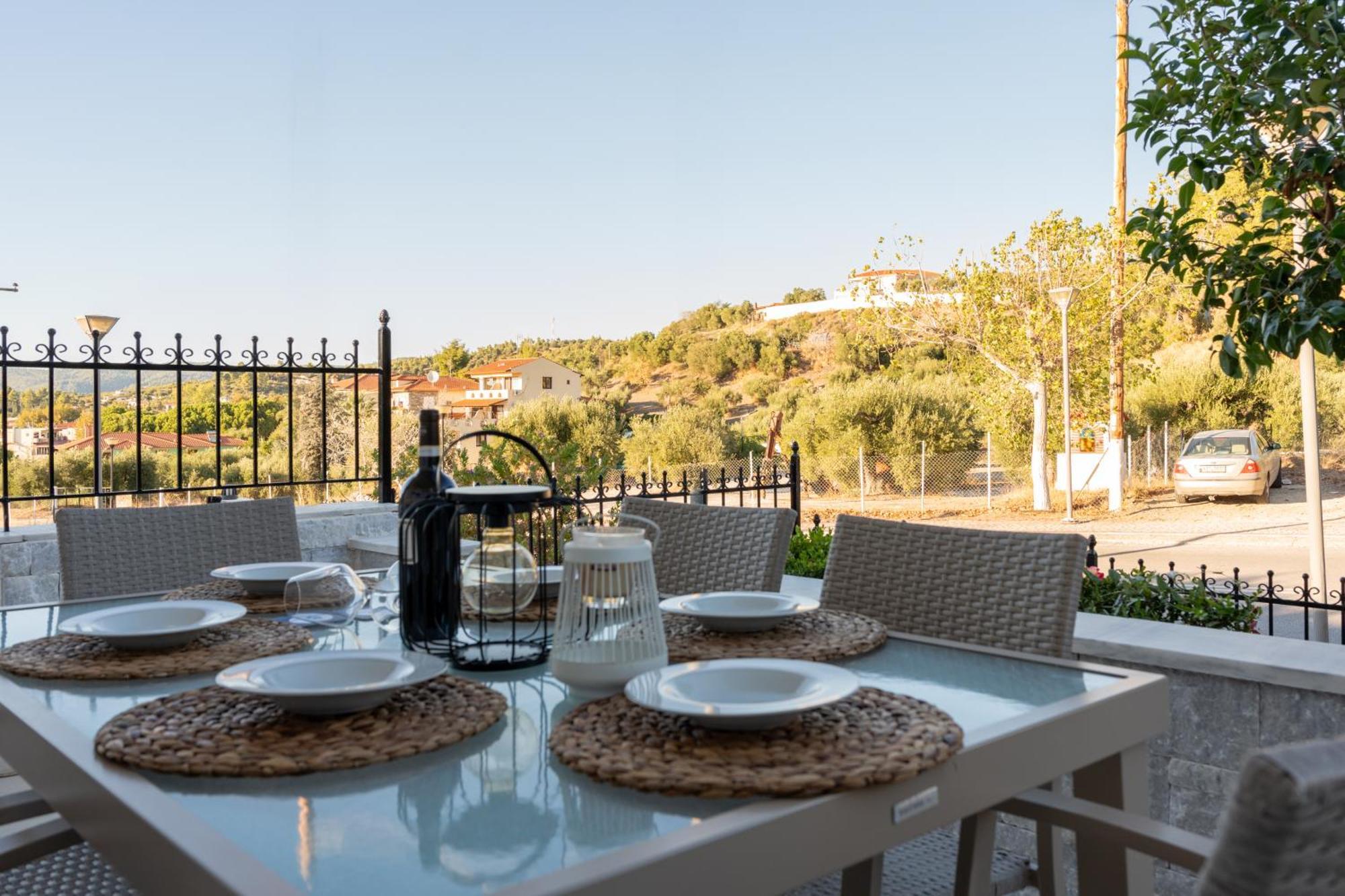 Crystal House Apartment Neos Marmaras Bagian luar foto