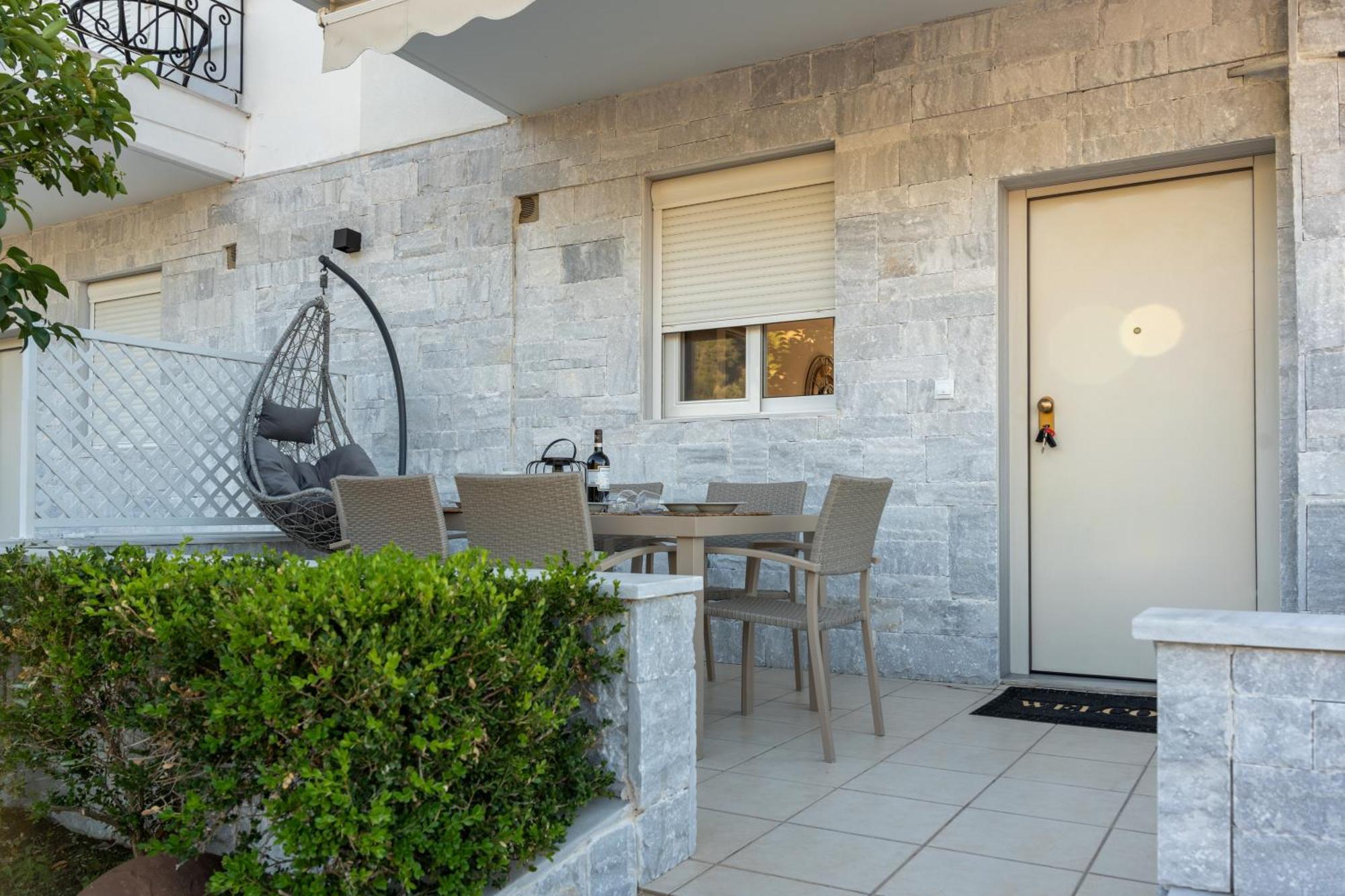 Crystal House Apartment Neos Marmaras Bagian luar foto